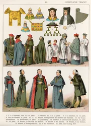 Kirchliche Kleidung, ca. 1100-1500, aus 